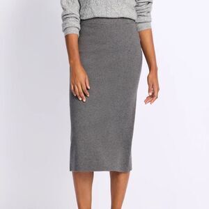 SKIES ARE BLUE Lara Skirt grey size Medium Stitch Fix NWT